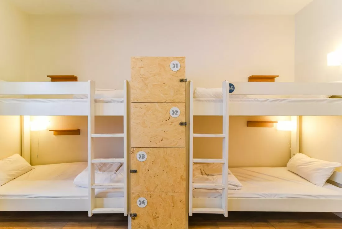 SLO hostel Lyon Saxe chambre partagée