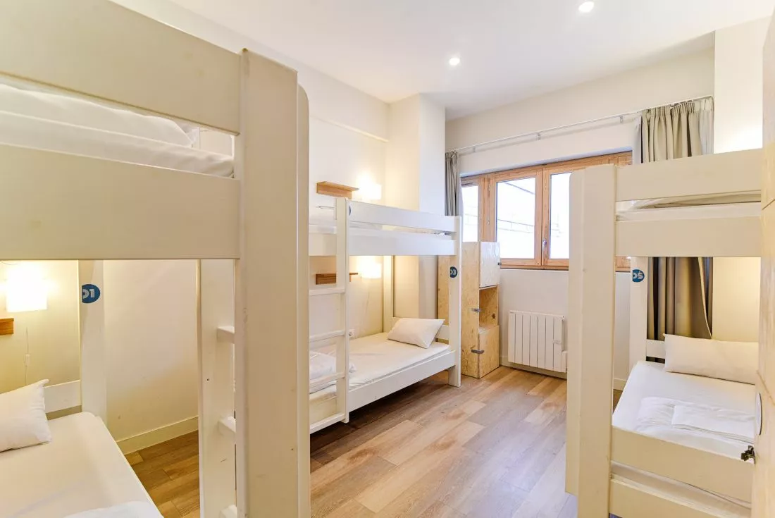 SLO hostel Lyon Saxe chambre partagée