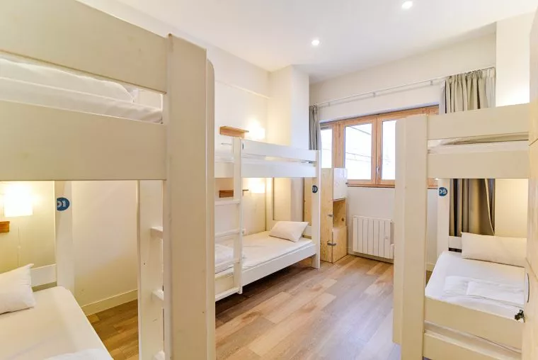 SLO hostel Lyon Saxe chambre partagée