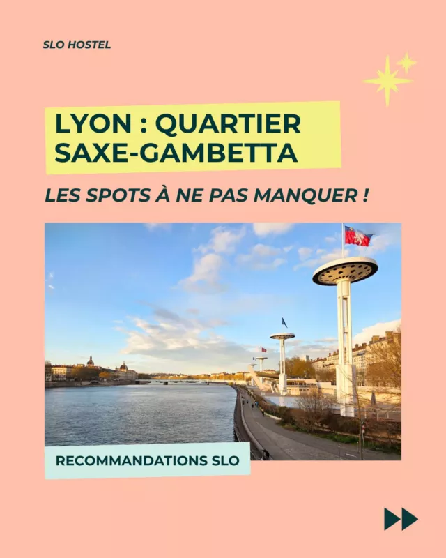 Et si vous partiez à la découverte des bonnes adresses de Lyon ? 🍴✨  Un café, un déjeuner gourmand, un apéro entre amis ou une soirée en musique… Autour de SLO Lyon Saxe, les bonnes adresses ne manquent pas ! 💛  🏍️ Kargo Kulte vous accueille dans une ambiance tendance et décontractée, idéale pour manger ou boire un verre.  🍷 Au Bistrot des Fauves, profitez d’une cuisine de saison accompagnée d’une belle sélection de vins.  🎶 Et pour une ambiance encore plus chaleureuse, direction Un Air de Janis : déjeuner, apéro et parfois même concerts au programme !  Trois adresses, trois ambiances… à découvrir au fil de votre séjour lyonnais. ✨  Posez vos valises au SLO Lyon Saxe 🧳, votre point de départ idéal pour découvrir la ville, flâner dans ses quartiers et profiter de chaque instant.  Réservez votre séjour via le lien en bio ✨  .
.
.  #SLOHostels #HostelLife #SaxeGam